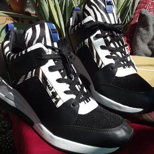 Michael Kors Georgie Calf Hair Trianers.